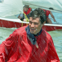 Swimming in clothes is fun!