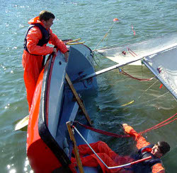 swimming when boating